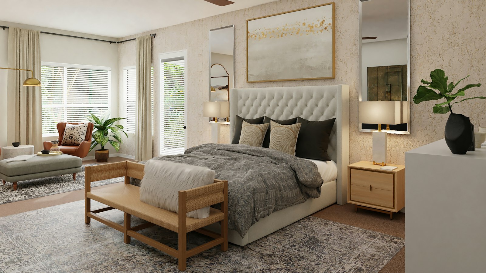 Elegant bedroom