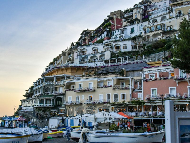 Positano — view of the coast