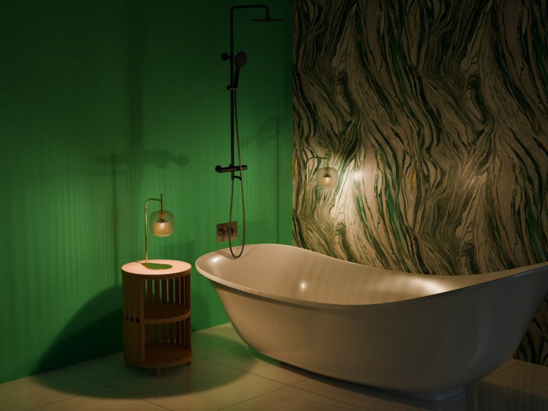 Bathroom with a bathtub