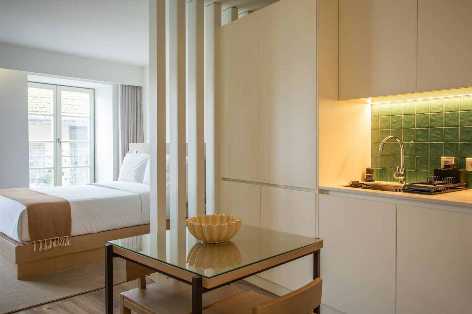 Fonte Aurora Thermal Resort, Junior Suite, Sea View — bedroom