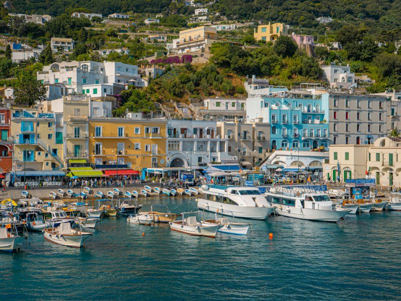 Capri — view of the coast