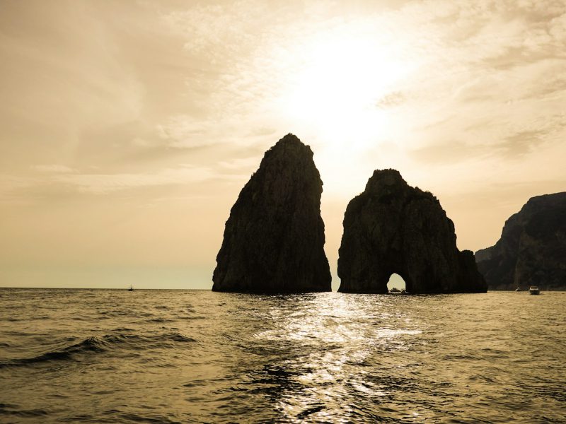Capri — view of the coast