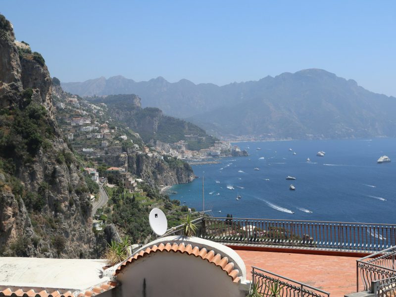 Villa Ginestra — sea view from the terrace