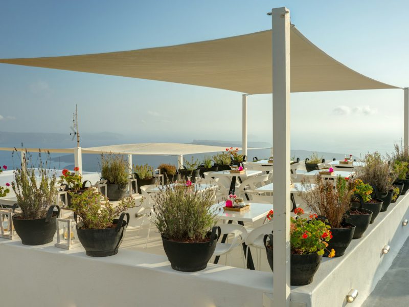 Palazzo Aurantia — sea view from the terrace