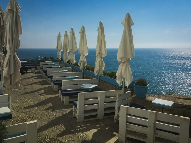 Il Casolare del Fiordo — sea view from the terrace