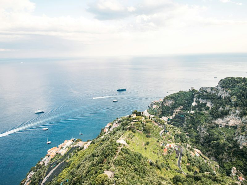 Ravello — view of the coast