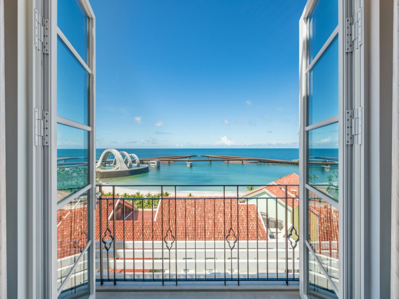 Villa dei Glicini — sea view from the terrace