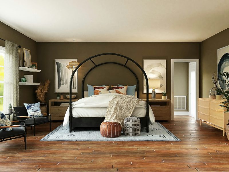 Contemporary bedroom