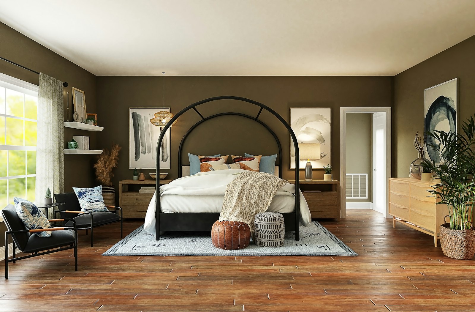 Contemporary bedroom