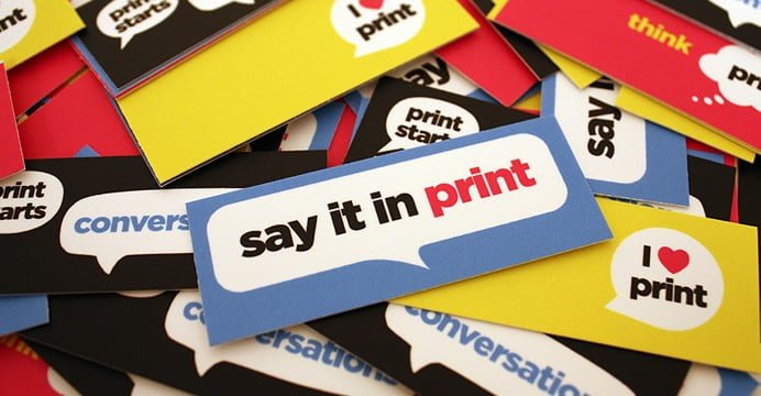 If you have something to say, print it out