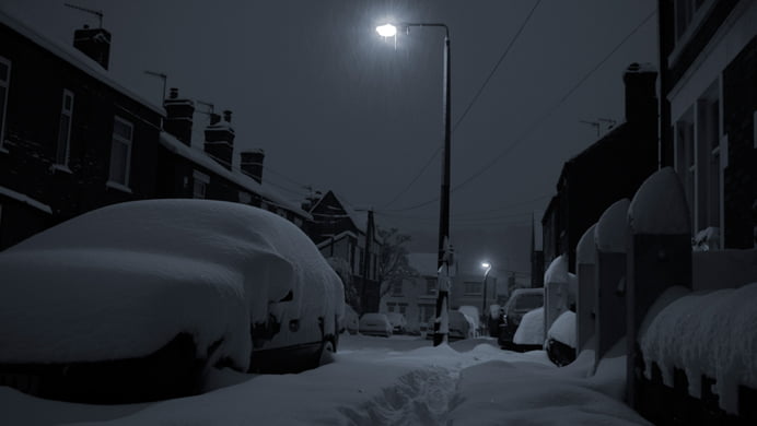 Over 30cm of snow overnight, Snowboarders are happy!