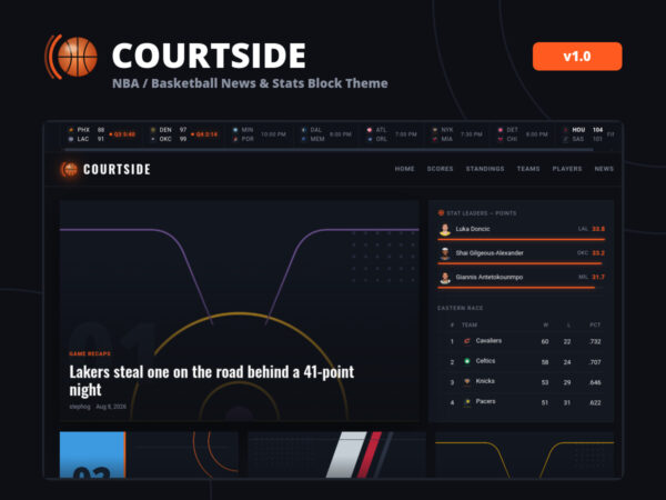 Courtside NBA Theme