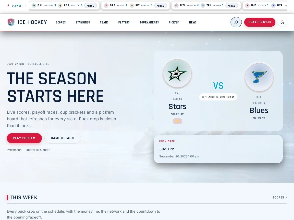 Ice Hockey Theme