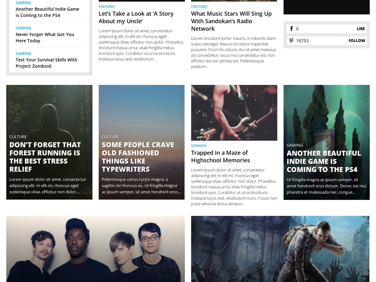 Newsblok content modules: lists, grids and rails