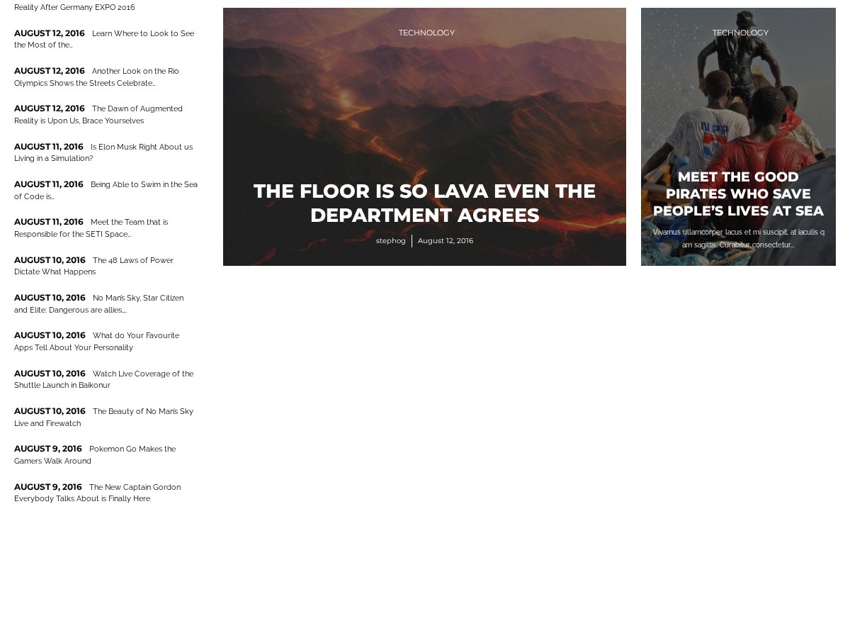 Science Magazine content modules: lists, grids and rails