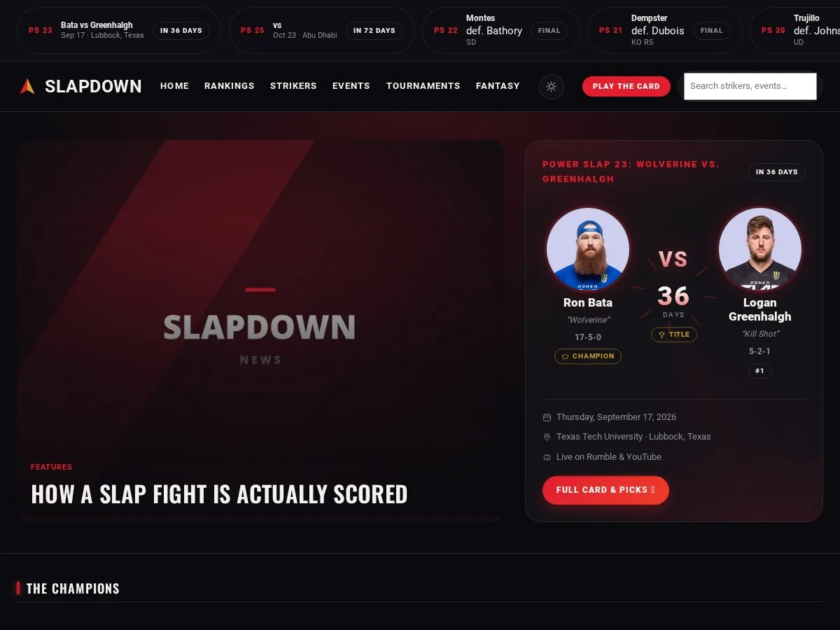 Slapdown Combat Sports