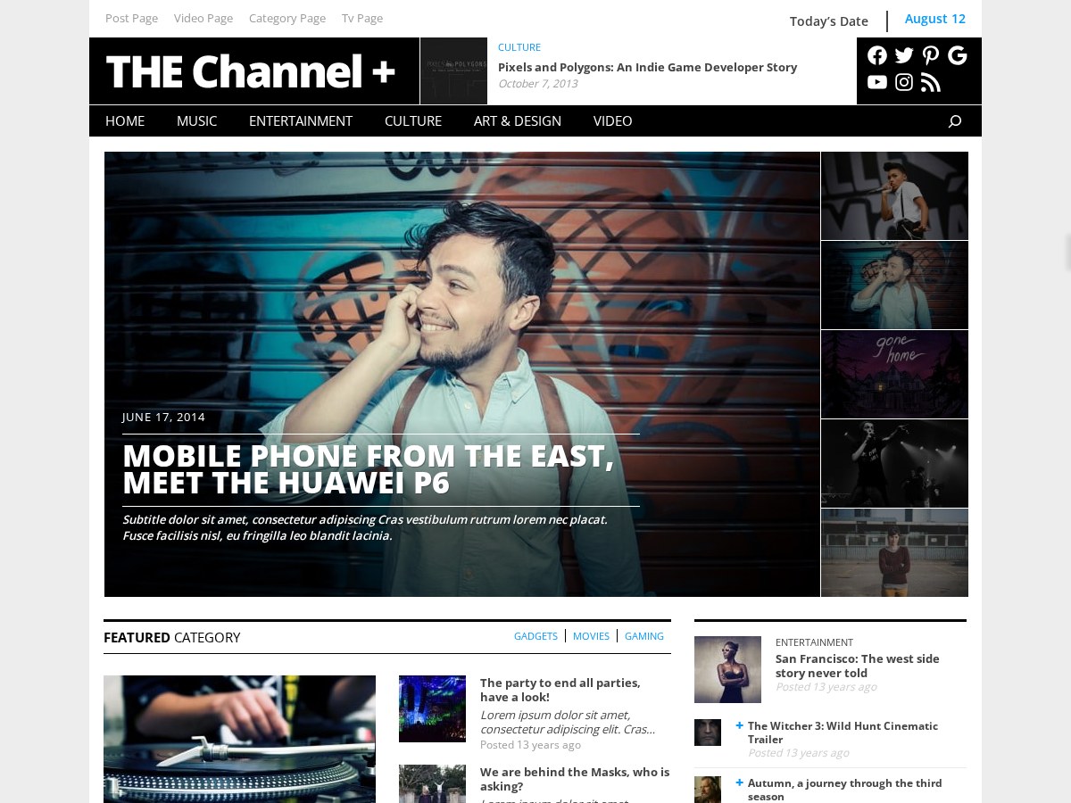 Trending News Theme