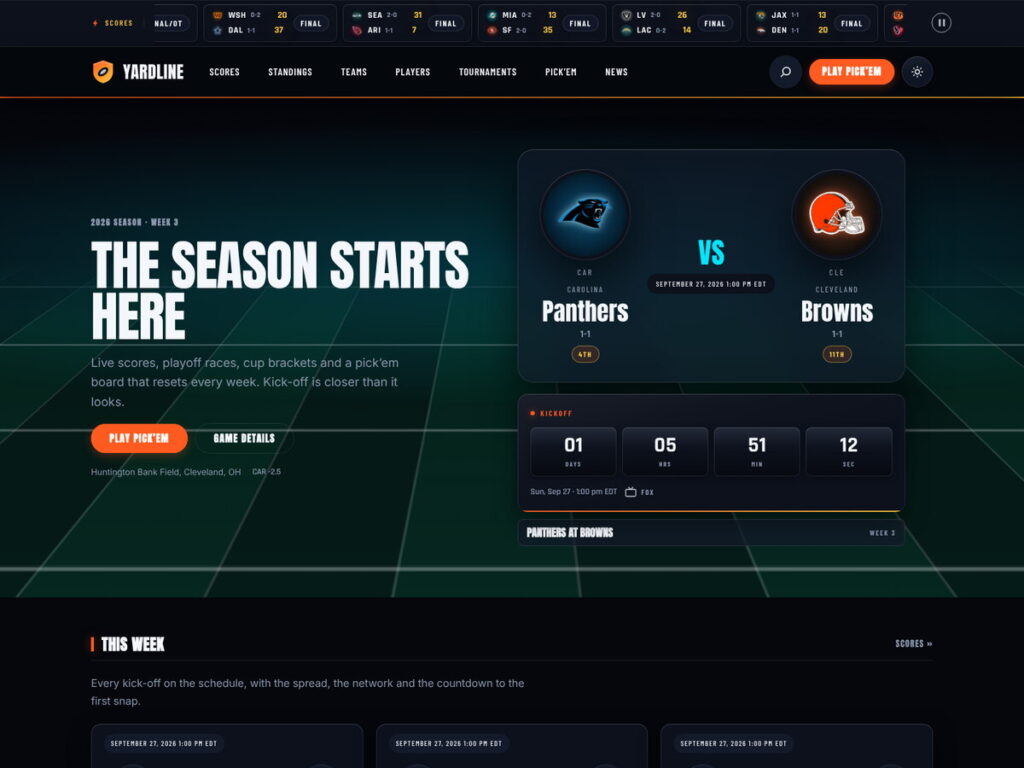 Yardline Football Theme